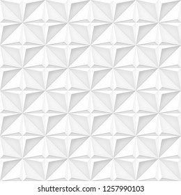 Volume realistic vector stars texture, light geometric seamless tiles pattern, design white background for you projects 