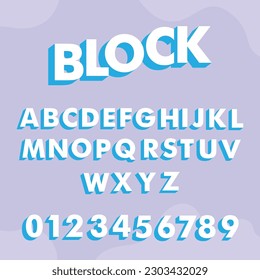 Volume retro font. Vector alphabet.