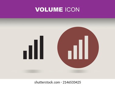 Volume Sign Icon Vector Design