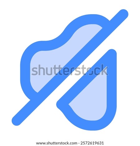 volume slash icon vector illustration style