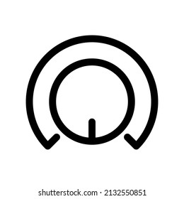 Volume Slider Up Icon Vector Symbol Design Illustration