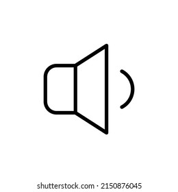 volume sound new icon simple vector