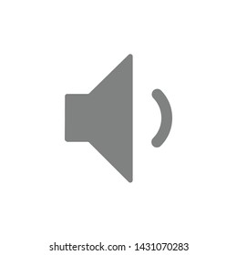 Volume, sound, speaker icon isolated for web and mobile.Pixel perfect volume up icon.Loud icon.