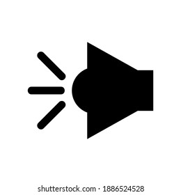 volume, sound, speaker icon vector illustration Icon Speaker. Isolated on white background simple design perfect for all project