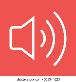 Volume, sound, speaker icon vector image. Can also be used for mobile apps, phone tab bar and settings. Suitable for use on web apps, mobile apps and print media