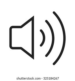 Volume, sound, speaker icon vector image. Can also be used for mobile apps, phone tab bar and settings. Suitable for use on web apps, mobile apps and print media