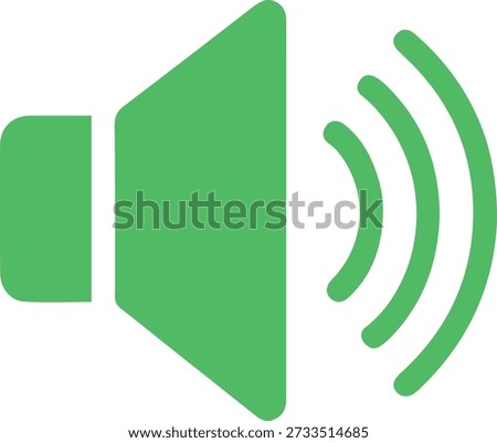 Volume Sound Speaker vector Icon