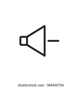 Volume sound vector icon