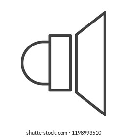 Volume symbol isolated