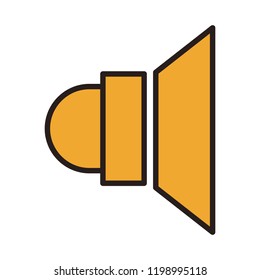 Volume symbol isolated