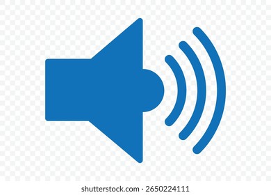 Volume symbol. Sound symbol. Audio icon set. Maximum Volume symbol. Vector Illustration