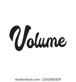 volume text on white background.