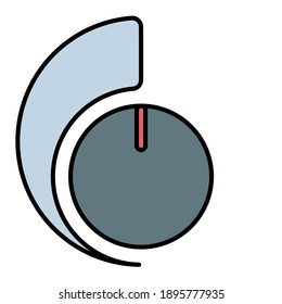 volume using soft color and filled line style