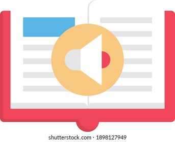 volume vector colour flat icon