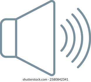 Volume vector icon. Can be used for printing, mobile and web applications.