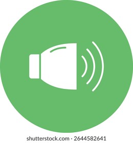 Ícone de vetor de volume. Pode ser usado para impressão, aplicativos móveis e da Web.