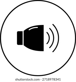 Icono de Vector de volumen. Se puede utilizar para aplicaciones de impresión, móviles y de Web.