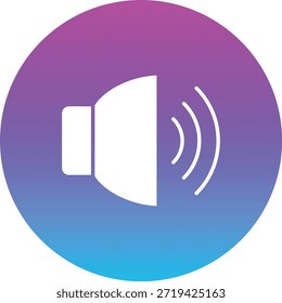 Icono de Vector de volumen. Se puede utilizar para aplicaciones de impresión, móviles y de Web.