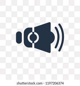 Volume vector icon isolated on transparent background, Volume transparency concept can be used web and mobile