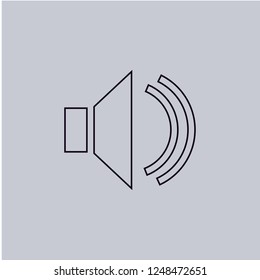 Volume vector icon. Modern, simple, isolated, flat best quality icon for web site designs or mobile apps. Vector illustration.