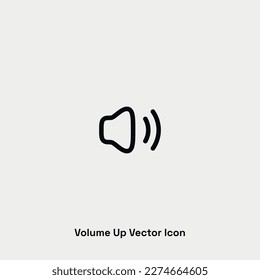 Volume up vector icon. Premium qualiity.