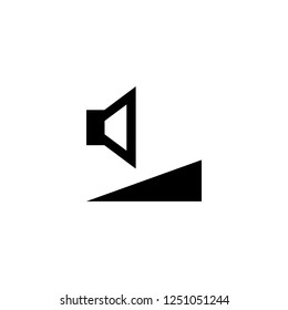 volume vector icon. volume sign on white background. volume icon for web and app