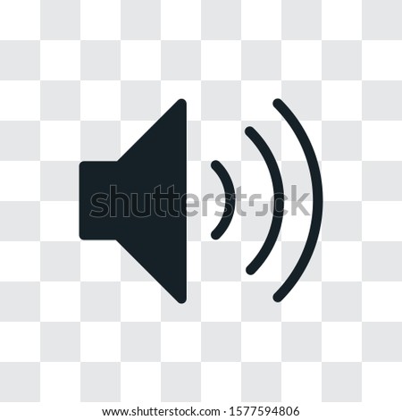 Volume up vector icon, simple sign for web site and mobile app.