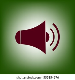 Volume vector icon. Sound icon.