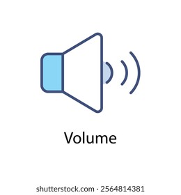 Volume Vector icon stock illustration