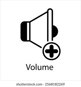 Volume Vector icon stock illustration