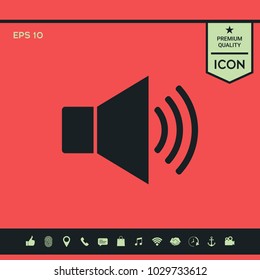 Volume web symbol icon