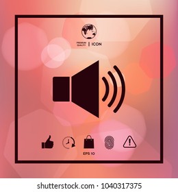 Volume web symbol icon
