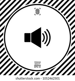 Volume web symbol icon