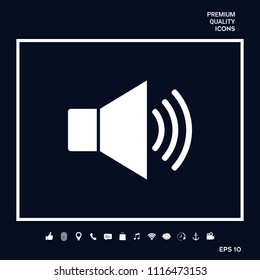 Volume web symbol icon