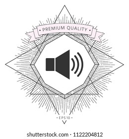 Volume web symbol icon