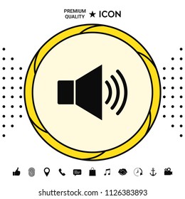 Volume web symbol icon