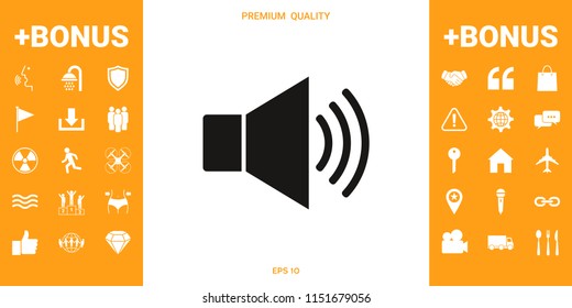 Volume web symbol icon