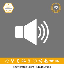Volume web symbol icon