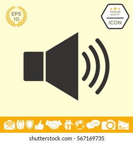 Volume web symbol icon