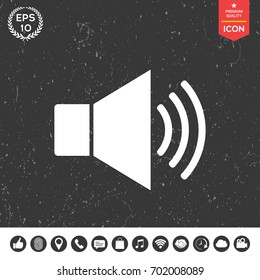 Volume web symbol icon