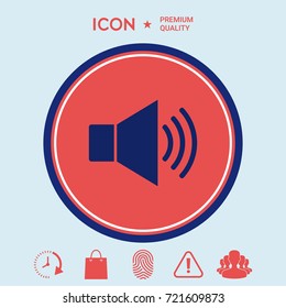 Volume web symbol icon