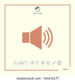 Volume web symbol icon
