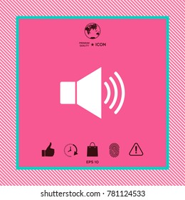 Volume web symbol icon