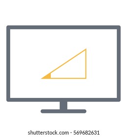 Volume_Wifi icon - Flat design, glyph style icon - Colored enclosed in a screen