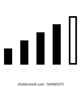 Volume_Wifi icon - Flat design, glyph style icon - Filled black