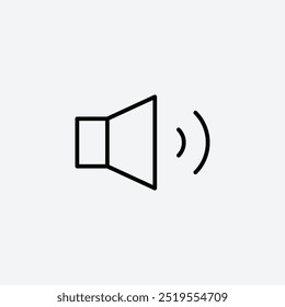 Icono de Vector de Volumen. EPS 10