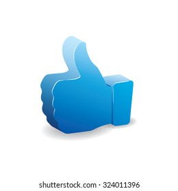 Volumetric 3D like. can be used as icon or button
