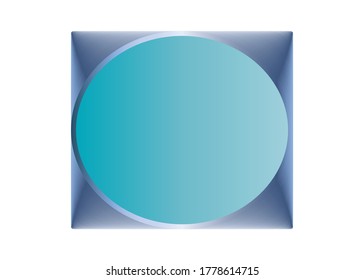 Volumetric abstract shape banner gradients vector