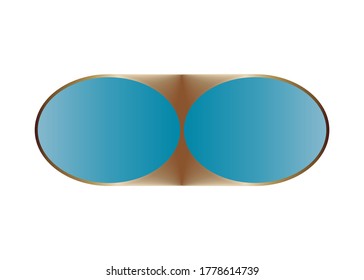 Volumetric abstract shape banner gradients vector