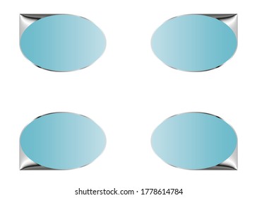 Volumetric abstract shape banner gradients vector